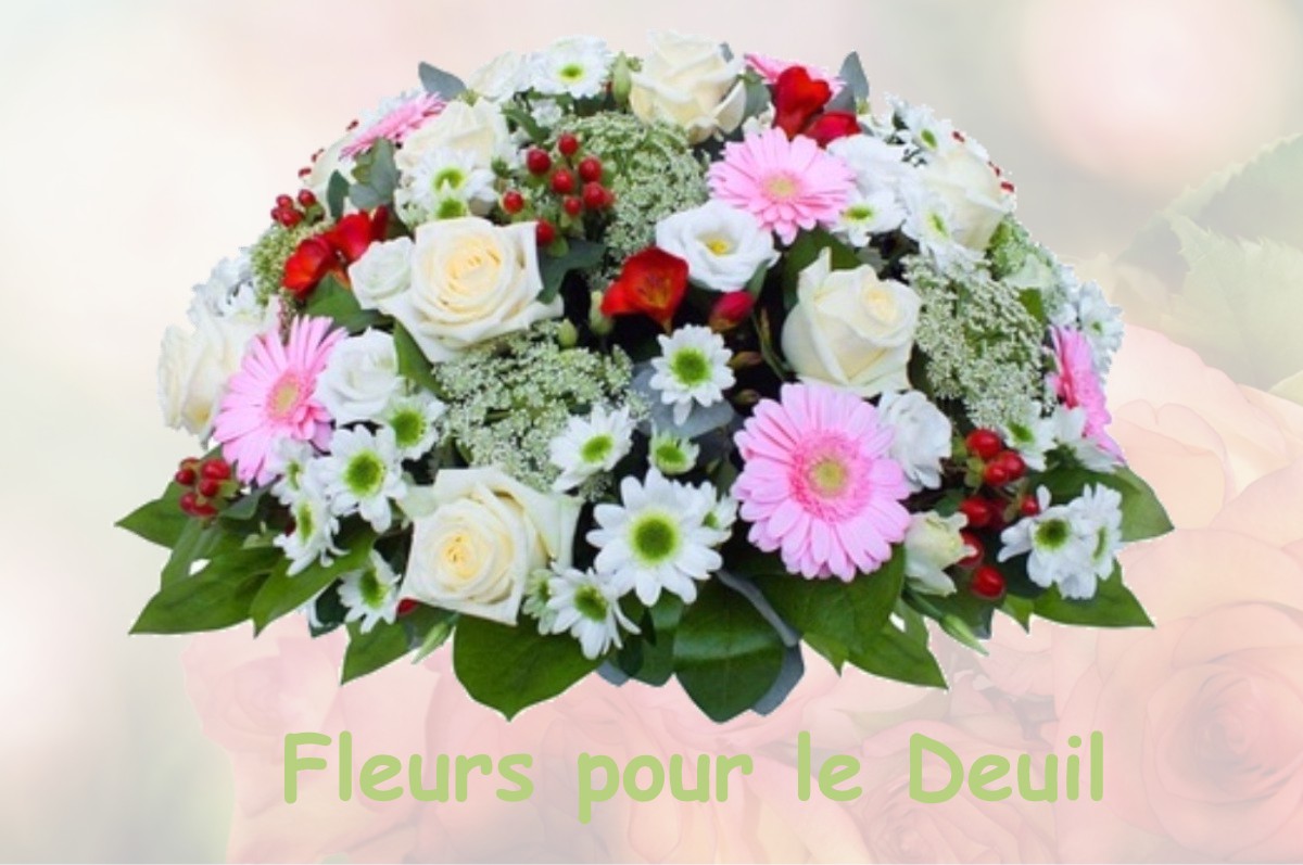 fleurs deuil PUY-DU-LAC